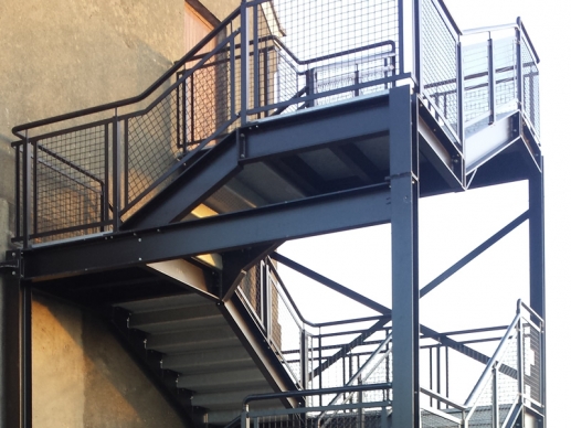 Commercial Steel 2 by Majestic Stairs Perth
