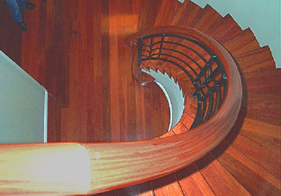 Curved Timber staircases Majestic Stairs